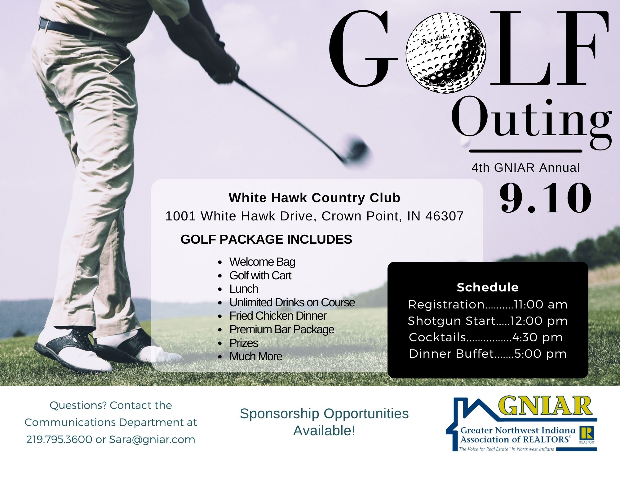 2021 Golf Outing Flyer